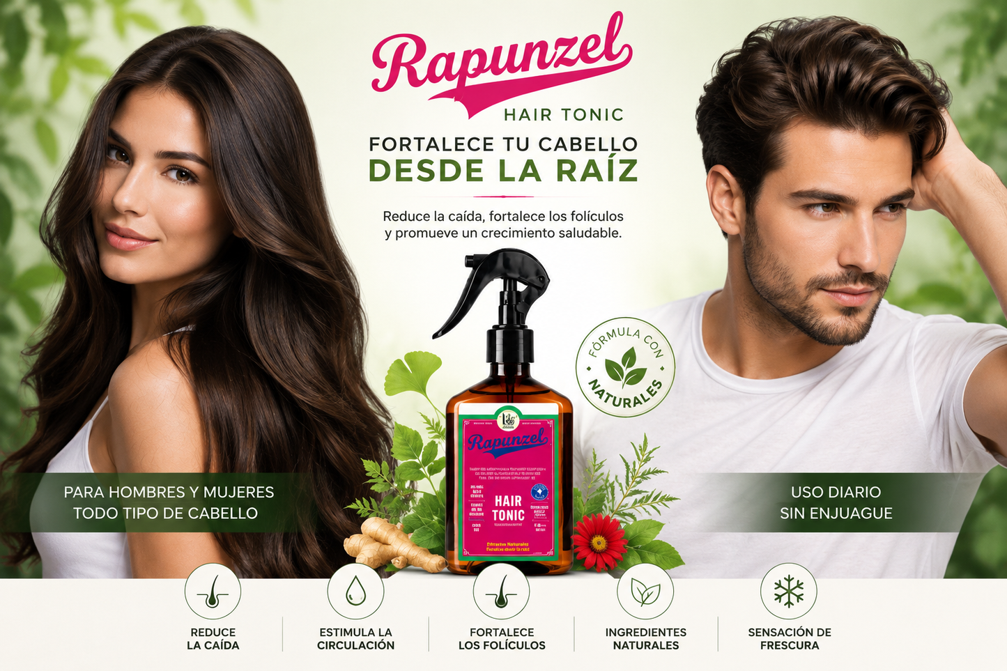 🌸Tonico capilar Rapunzel.-Envío gratis🎁🎁