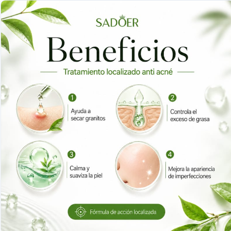 Gel Lapiz Antiacné SADOER/Despídete del Acné y Recupera una Piel Radiante con envío gratis🎁