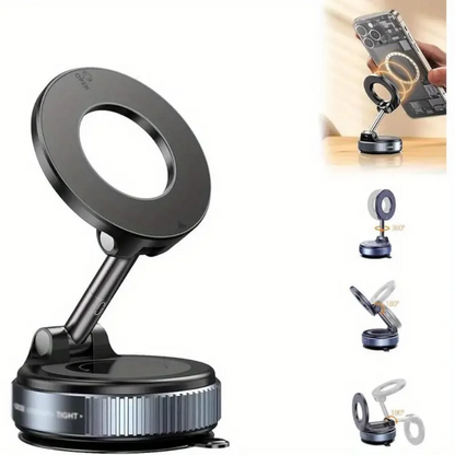 Soporte magnético para teléfono con succión al vacío – Soporte para auto con rotación de 360°-ENVIO GRATIS 🎁🎉