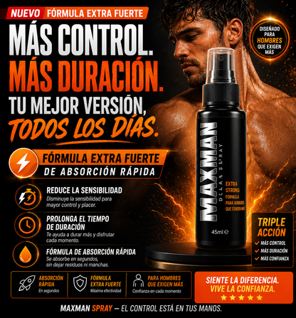 Spray retardante Maxman/Más confianza, mayor control en cada momento/con envío gratis🎁