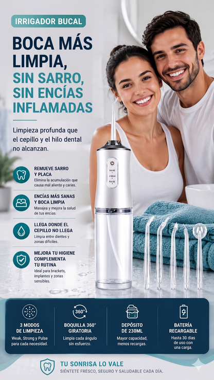 IRRIGADOR BUCAL con envío gratis 🎁