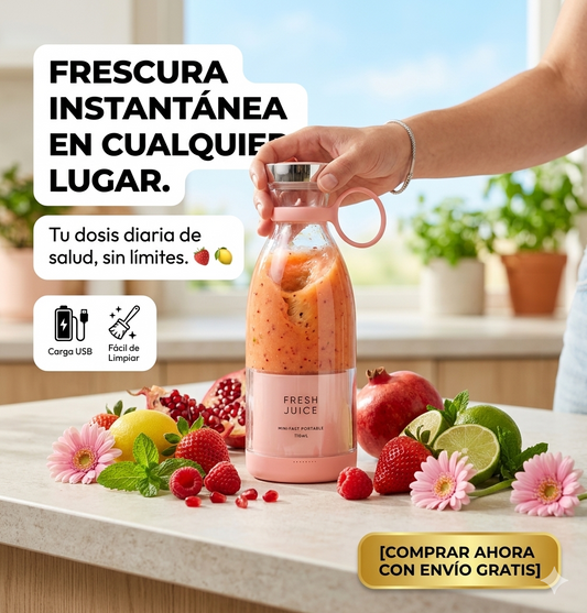 Fresh Juice™ Batidora Portátil. ¡Pídela hoy con Envío Gratis!🎁🎁