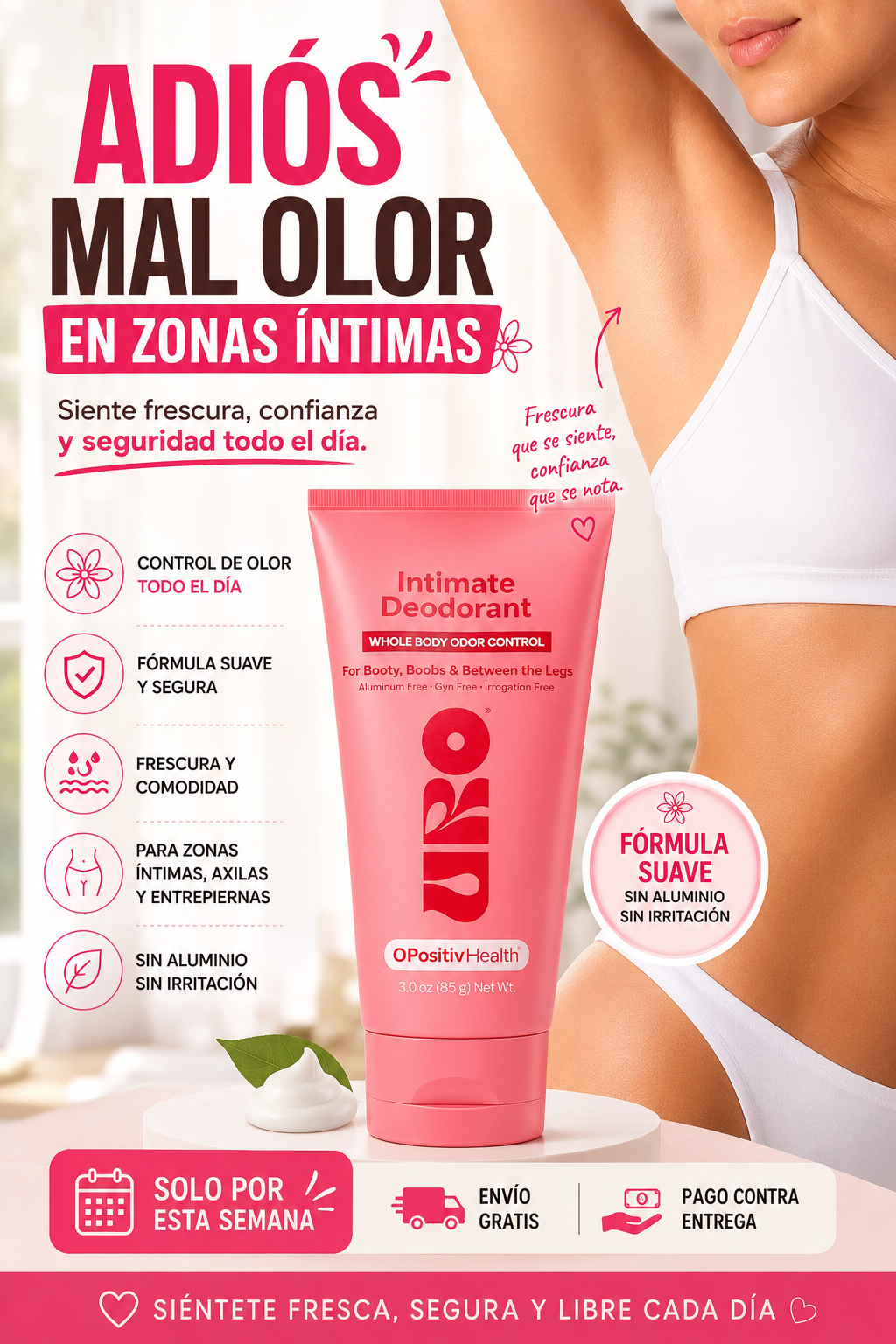 Desodorante intimo URO, con envio gratis🎁