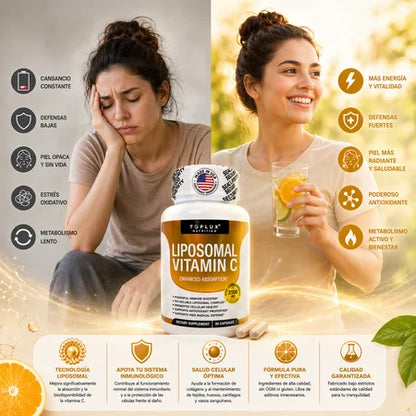 ¡ESCUDO PARA TU SALUD! LIPOSOMAL VITAMINA C-  ENVIO GRATIS 🎁🎁