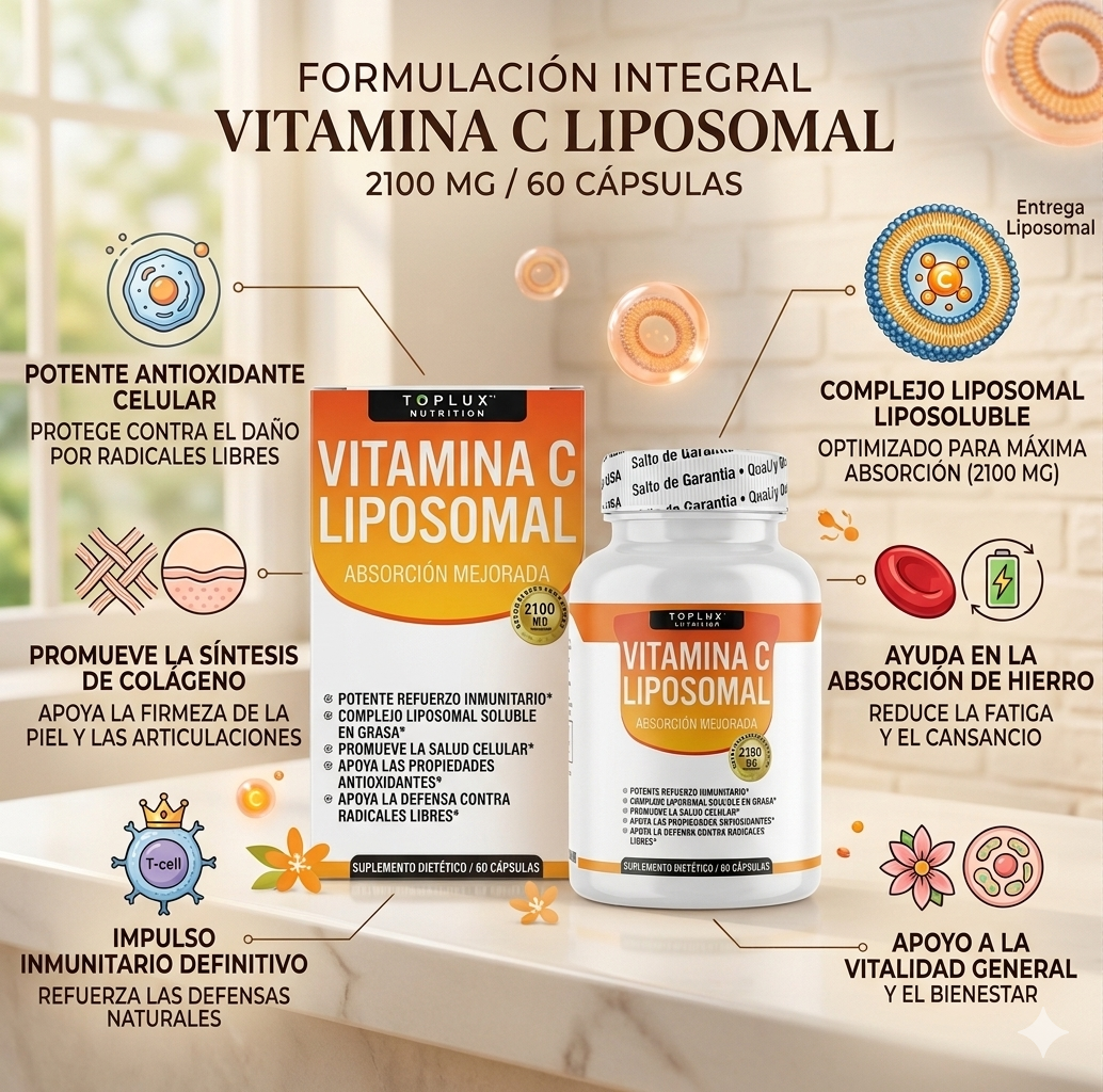 ¡ESCUDO PARA TU SALUD! LIPOSOMAL VITAMINA C-  ENVIO GRATIS 🎁🎁