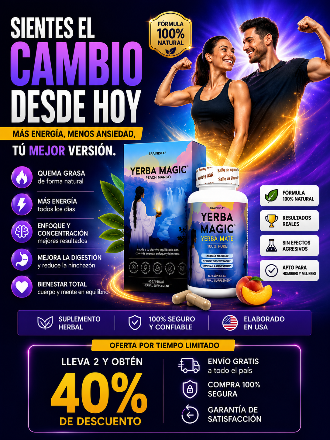 Yerba Magic: Tu Aliado Natural para Recuperar tu Energía y Alcanzar tu Peso Ideal/ Envío gratis 🎁