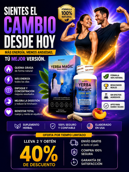 Yerba Magic: Tu Aliado Natural para Recuperar tu Energía y Alcanzar tu Peso Ideal/ Envío gratis 🎁